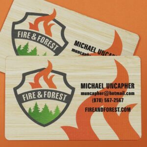 Bamboo Wood Business Cards - Image 4