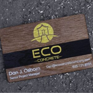 Black Walnut Wood Business Cards - Image 4