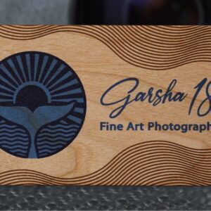 Cherry Wood Business Cards - Image 3