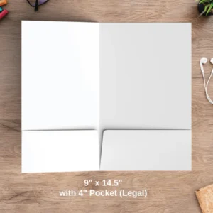 Folder 9" x 14.5" 4 Pocket (Legal) - Image 5